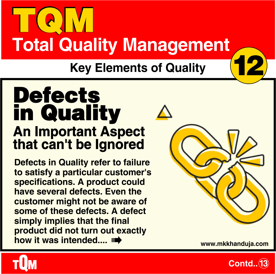 defects in quality- an important aspect that can’t be ignored